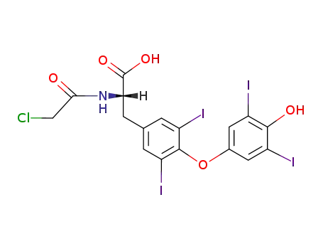 <i>N</i>-chloroacetyl-3,5,3',5'-tetraiodo-L-thyronine