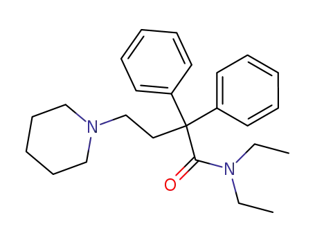 2,2-diphenyl-4-piperidino-butyric acid diethylamide