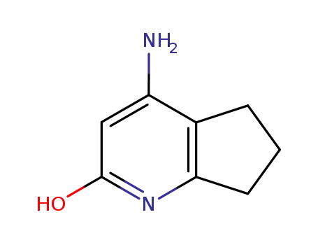 Molecular Structure of 63704-54-1 (2H-Cyclopenta[b]pyridin-2-one,4-amino-1,5,6,7-tetrahydro-(9CI))