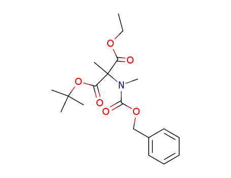 Propanedioic acid, methyl[methyl[(phenylmethoxy)carbonyl]amino]-,  1,1-dimethylethyl ethyl ester
