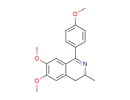6,7-dimethoxy-1-(4-methoxy-phenyl)-3-methyl-3,4-dihydro-isoquinoline