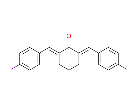 2,6-[(<i>E,E</i>)-bis-(4-iodo-benzylidene)]-cyclohexanone