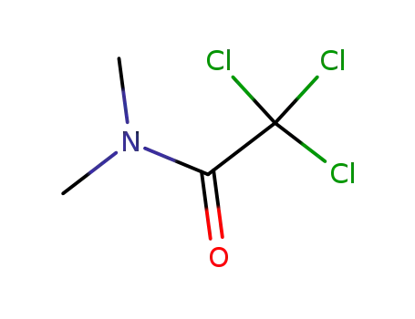 Molecular Structure of 7291-33-0 (2,2,2-TRICHLORO-N,N-DIMETHYLACETAMIDE)