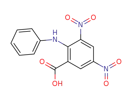 Benzoic acid, 3,5-dinitro-2-(phenylamino)-