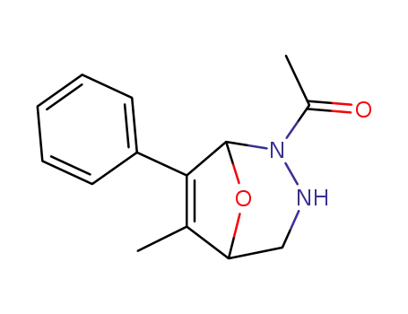 8-Oxa-2,3-diazabicyclo[3.2.1]oct-6-ene,2- acetyl-6-methyl-7-phenyl- 