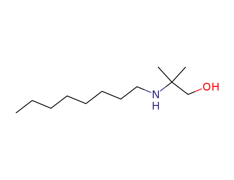 Molecular Structure of 53220-12-5 (1-Propanol,2-methyl-2-(octylamino)-)