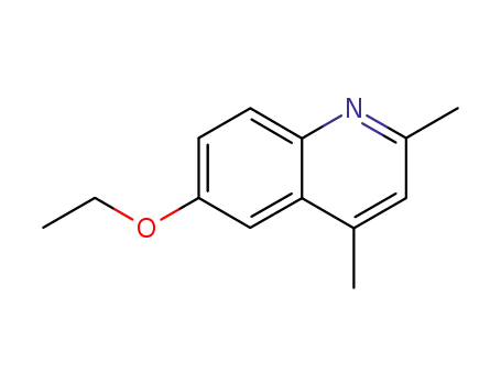 Molecular Structure of 612-50-0 (6-Ethoxy-2,4-dimethylquinoline)