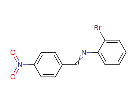 2-bromo-<i>N</i>-(4-nitro-benzyliden)-aniline