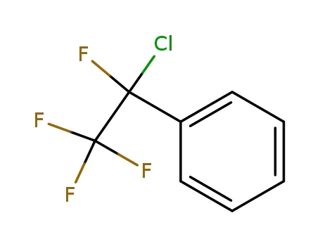 Molecular Structure of 426-56-2 ((1-CHLORO-1,2,2,2-TETRAFLUOROETHYL)BENZENE)