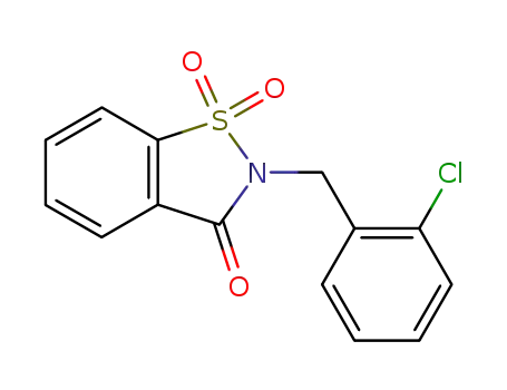 2-(2-chlorobenzyl)-1,2-benzothiazol-3(2H)-one 1,1-dioxide