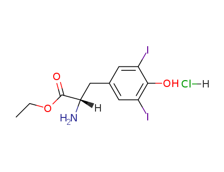 L-Tyrosine,3,5-diiodo-, ethyl ester, hydrochloride (9CI)