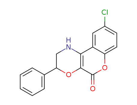 2H-1,4-Oxazine-6-carboxylicacid, 5-(5-chloro-2-hydroxyphenyl)-3,4-dihydro-2-phenyl-, d-lactone (7CI,8CI) cas  5207-29-4