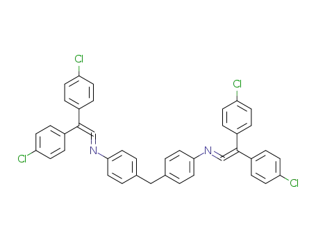 N-[4-[[4-[2,2-bis(4-chlorophenyl)ethenylideneamino]phenyl]methyl]phenyl]-2,2-bis(4-chlorophenyl)ethenimine