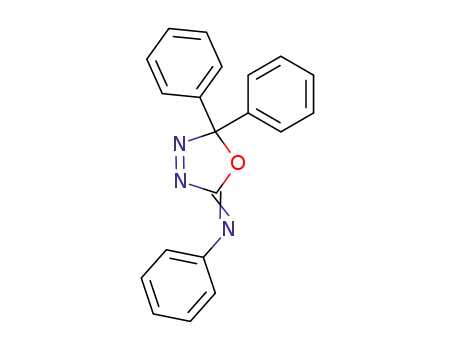 (5,5-diphenyl-5<i>H</i>-[1,3,4]oxadiazol-2-ylidene)-phenyl-amine