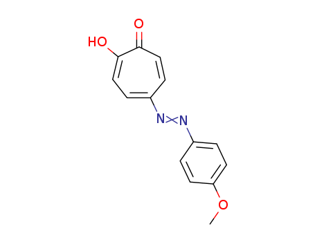 33244-12-1,5-[(4-methoxyphenyl)hydrazono]cyclohepta-3,6-diene-1,2-dione,