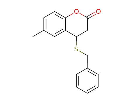 4-benzylmercapto-6-methyl-chroman-2-one