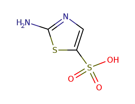 Molecular Structure of 82971-10-6 (2-amino-5-thiazolesulfonic acid)