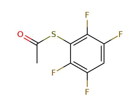 Thioacetic acid S-(2,3,5,6-tetrafluoro-phenyl) ester