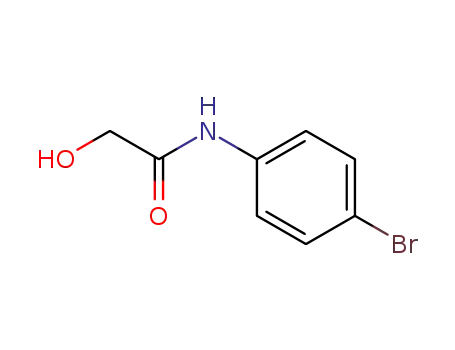 Molecular Structure of 21919-10-8 (N-(4-bromophenyl)-2-hydroxyacetamide)