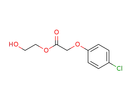 Molecular Structure of 6964-27-8 (2-hydroxyethyl (4-chlorophenoxy)acetate)