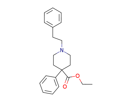 469-80-7,Pheneridine,Isonipecoticacid, 1-phenethyl-4-phenyl-, ethyl ester (6CI,7CI,8CI); 1-(2-Phenylethyl)-4-phenylpiperidine-4-carboxylicacid ethyl ester; Pheneridine