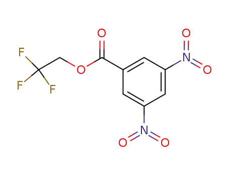 Molecular Structure of 350-18-5 (2,2,2-trifluoroethyl 3,5-dinitrobenzoate)