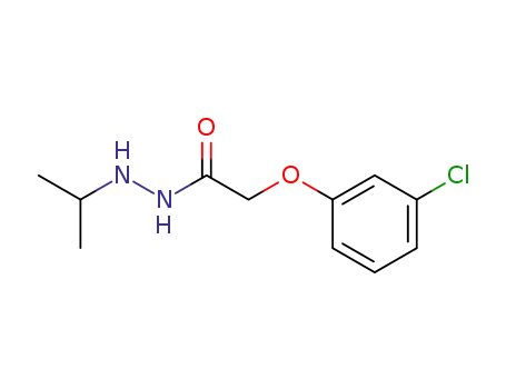Acetic acid, (3-chlorophenoxy)-, 2-(1-methylethyl)hydrazide