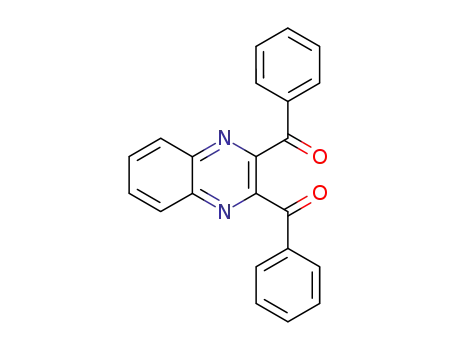 Molecular Structure of 19029-35-7 (Methanone, 2,3-quinoxalinediylbis[phenyl-)
