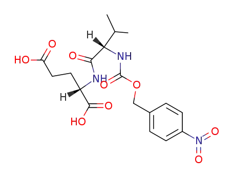 N-<N-(4-Nitro-benzyloxycarbonyl)-L-valyl>-L-glutaminsaeure