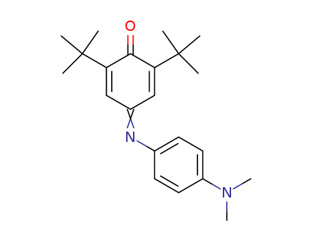 Molecular Structure of 14329-32-9 (2,5-Cyclohexadien-1-one,
4-[[4-(dimethylamino)phenyl]imino]-2,6-bis(1,1-dimethylethyl)-)