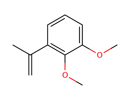 Molecular Structure of 37388-12-8 (1,2-dimethoxy-3-(prop-1-en-2-yl)benzene)
