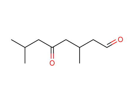 Molecular Structure of 5113-72-4 (Octanal, 3,7-dimethyl-5-oxo-)