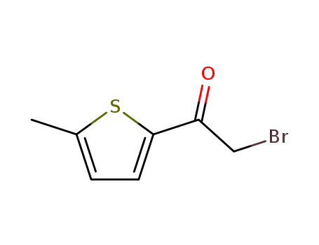 Molecular Structure of 10531-42-7 (2-BROMO-1-(5-METHYL-THIOPHEN-2-YL)-ETHANONE)