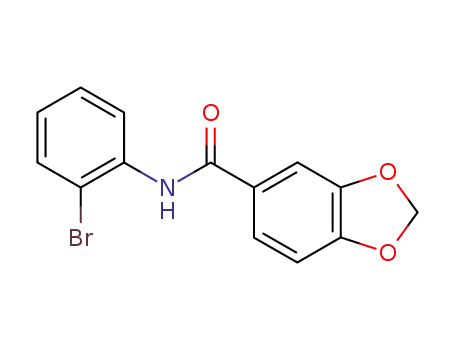N-(2-bromophenyl)-1,3-benzodioxole-5-carboxamide