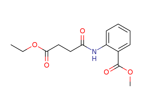 Molecular Structure of 120572-41-0 (Benzoic acid, 2-[(4-ethoxy-1,4-dioxobutyl)amino]-, methyl ester)
