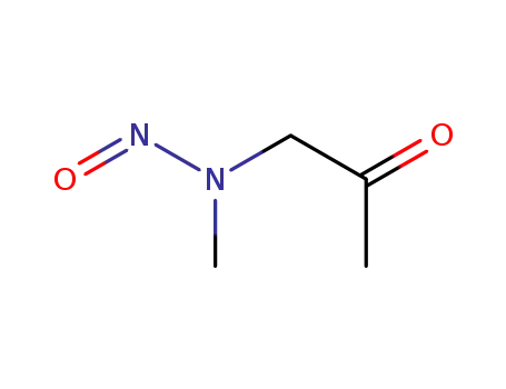 Molecular Structure of 55984-51-5 (2-Propanone, 1-(methylnitrosoamino)- (9CI))