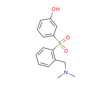 Molecular Structure of 127906-96-1 (3-({2-[(dimethylamino)methyl]phenyl}sulfonyl)phenol)