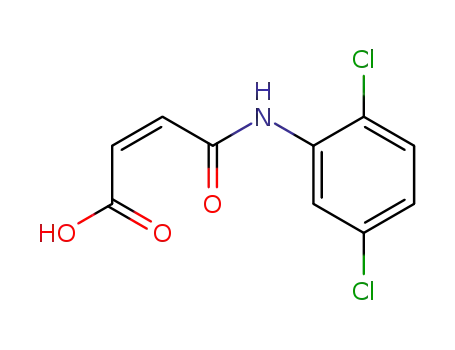 Molecular Structure of 31460-32-9 (N-(2,5-DICHLOROPHENYL)MALEAMIC ACID)