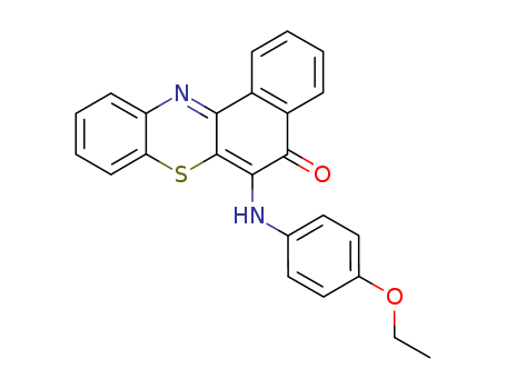 5H-Benzo[a]phenothiazin-5-one, 6-[(4-ethoxyphenyl)amino]-
