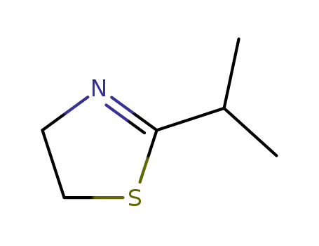 Molecular Structure of 45533-49-1 (2-(propan-2-yl)-4,5-dihydro-1,3-thiazole)