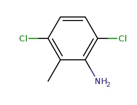 Molecular Structure of 62077-26-3 (Benzenamine, 3,6-dichloro-2-methyl-)