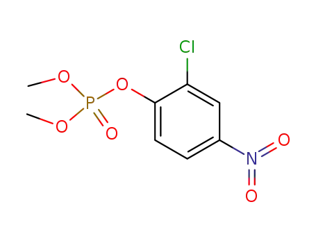 Molecular Structure of 17650-76-9 (Phosphoric acid dimethyl 2-chloro-4-nitrophenyl ester)