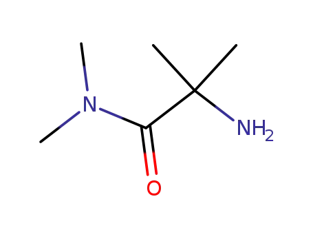 Molecular Structure of 62983-26-0 (N,N-Dimethyl-2-amino-2-methylpropanamide)