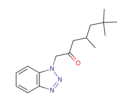 Molecular Structure of 361379-13-7 (1-(1H-1,2,3-benzotriazol-1-yl)-4,6,6-trimethyl-2-heptanone)