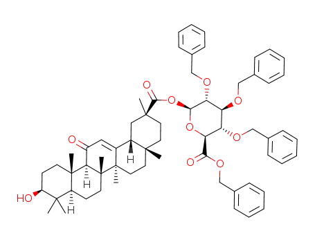 benzyl 1-(18β-glycyrrhet-30-yl)-2,3,4-tri-O-benzyl-β-D-glucopyranuronate