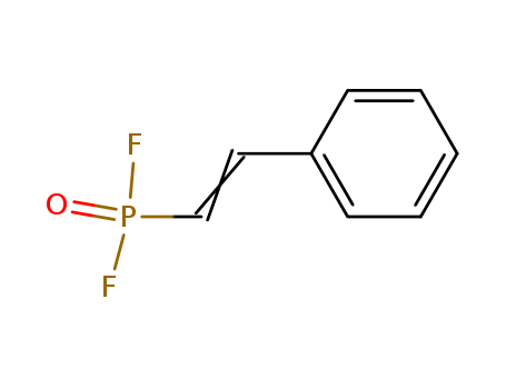 Phosphonic difluoride, (2-phenylethenyl)-