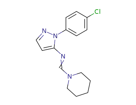 Piperidine, 1-[[[1-(4-chlorophenyl)-1H-pyrazol-5-yl]imino]methyl]-