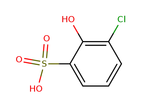Molecular Structure of 88234-08-6 (Benzenesulfonic acid, 3-chloro-2-hydroxy-)
