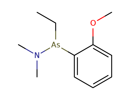 61130-99-2,As-ethyl-As-(2-methoxyphenyl)-N,N-dimethylarsinous amide,