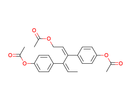1-O-Acetyl-3,4-bis-(4-acetoxyphenyl)-hexa-2,4-dien-1-ol